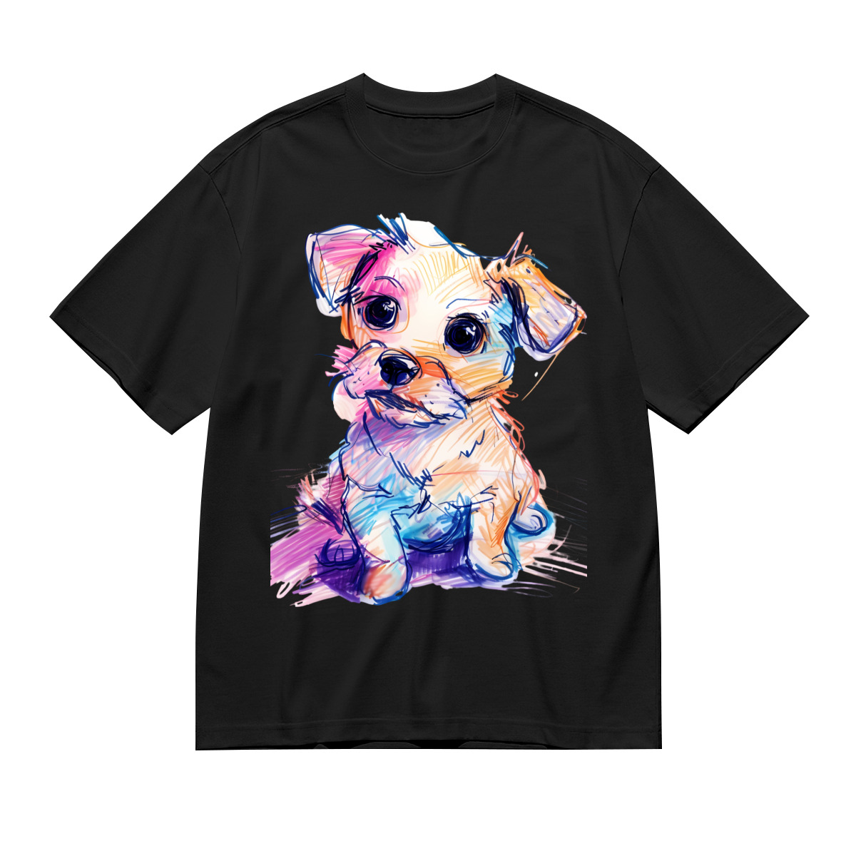 Women’s Graphic Print T-Shirt – Casual Short Sleeve Loose Fit Tee