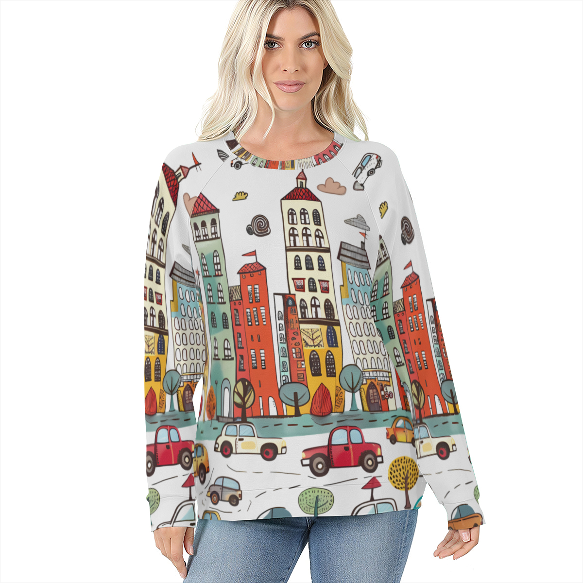 Women's Raglan Sleeve Sweatshirt