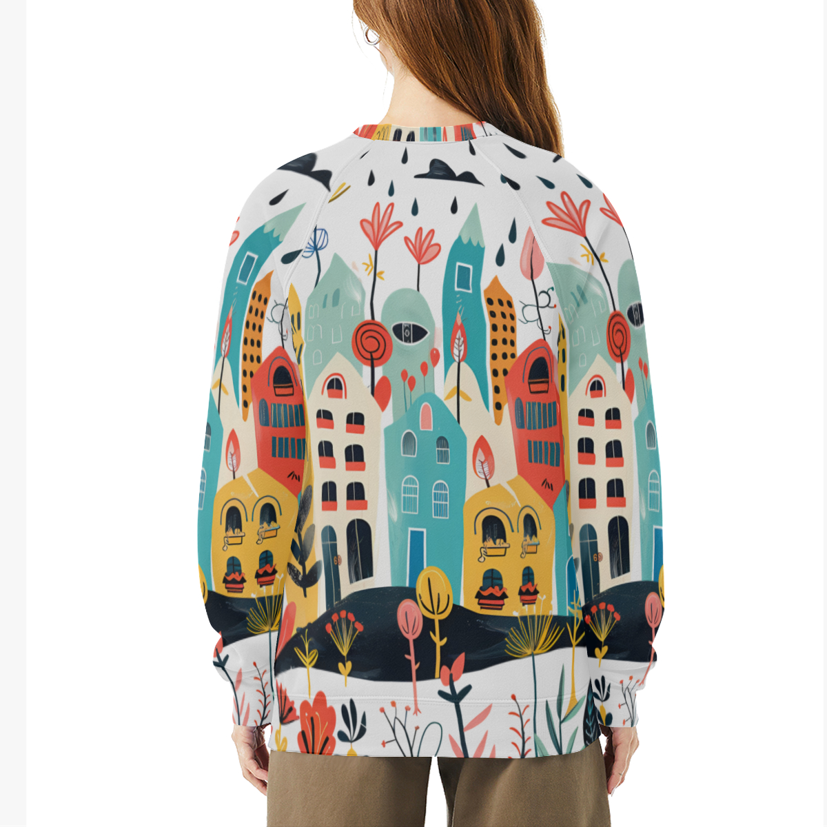 Women's Raglan Sleeve Sweatshirt