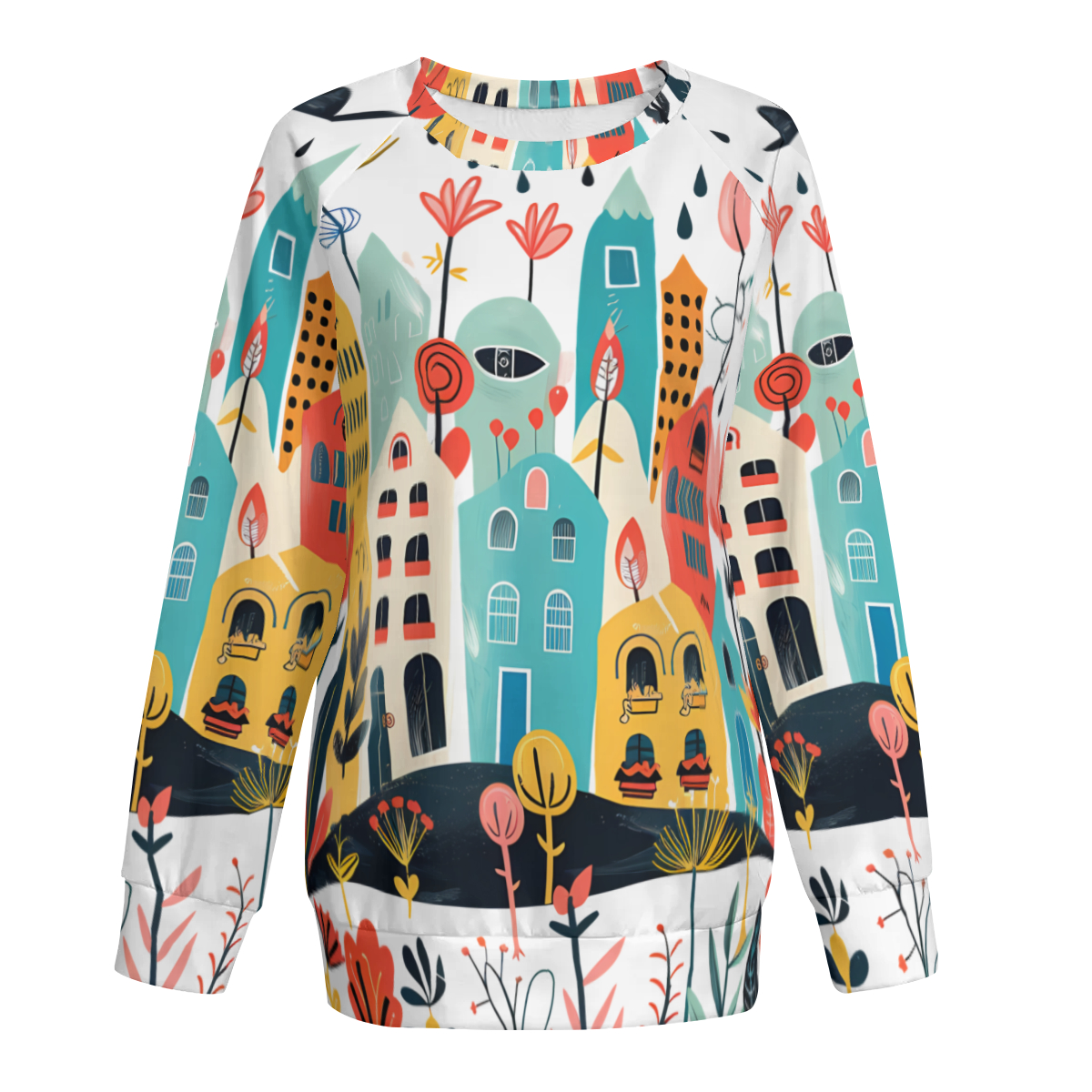 Women's Raglan Sleeve Sweatshirt