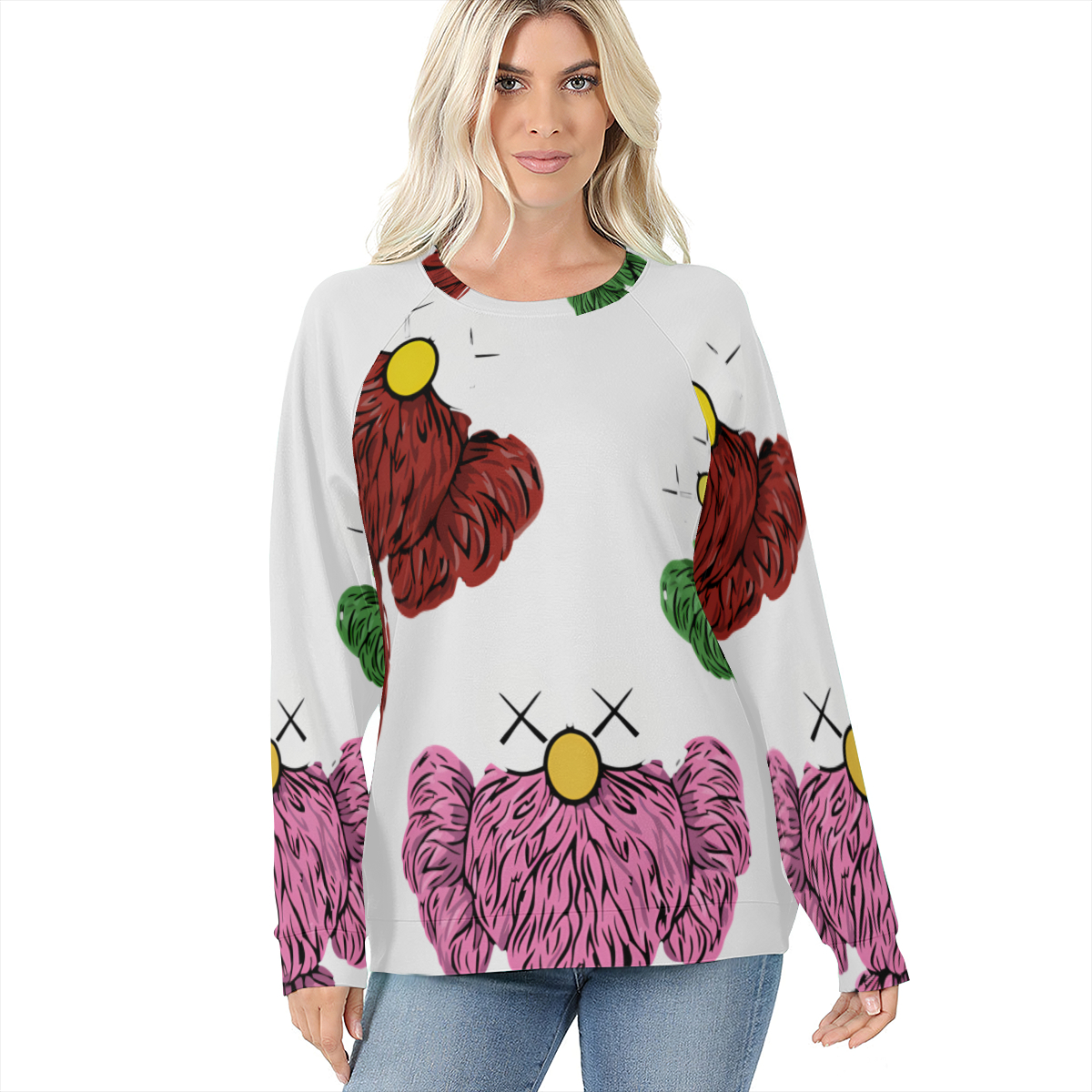 Women's Raglan Sleeve Sweatshirt