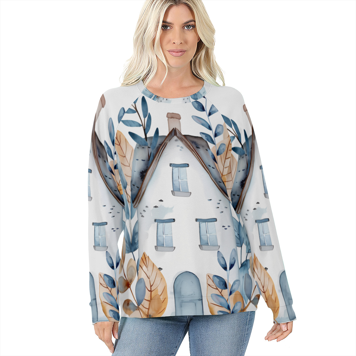 Women's Raglan Sleeve Sweatshirt