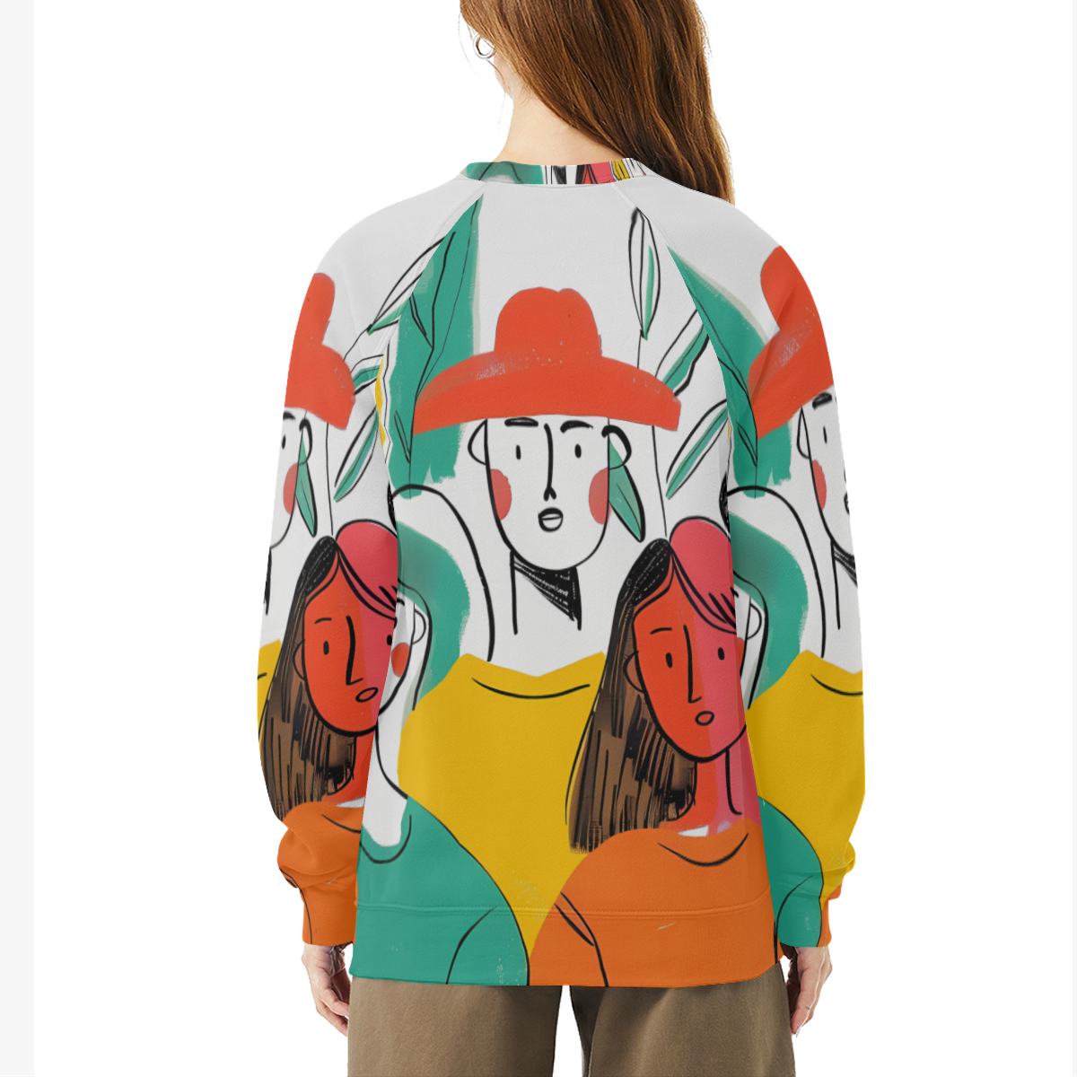 Women's Raglan Sleeve Sweatshirt
