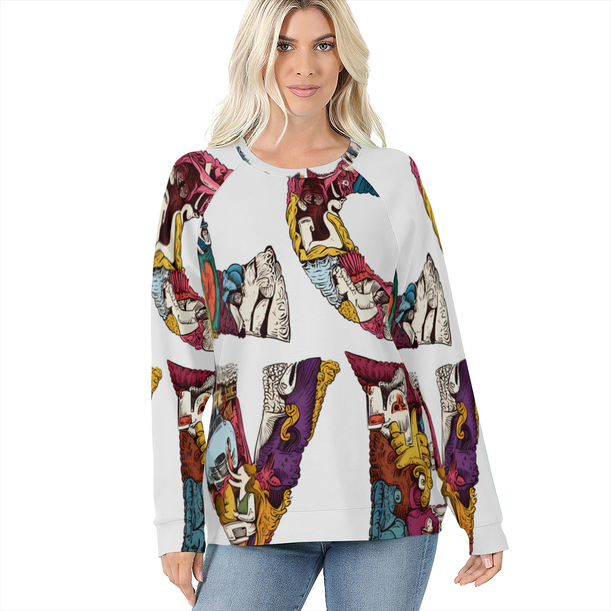 Women's Raglan Sleeve Sweatshirt