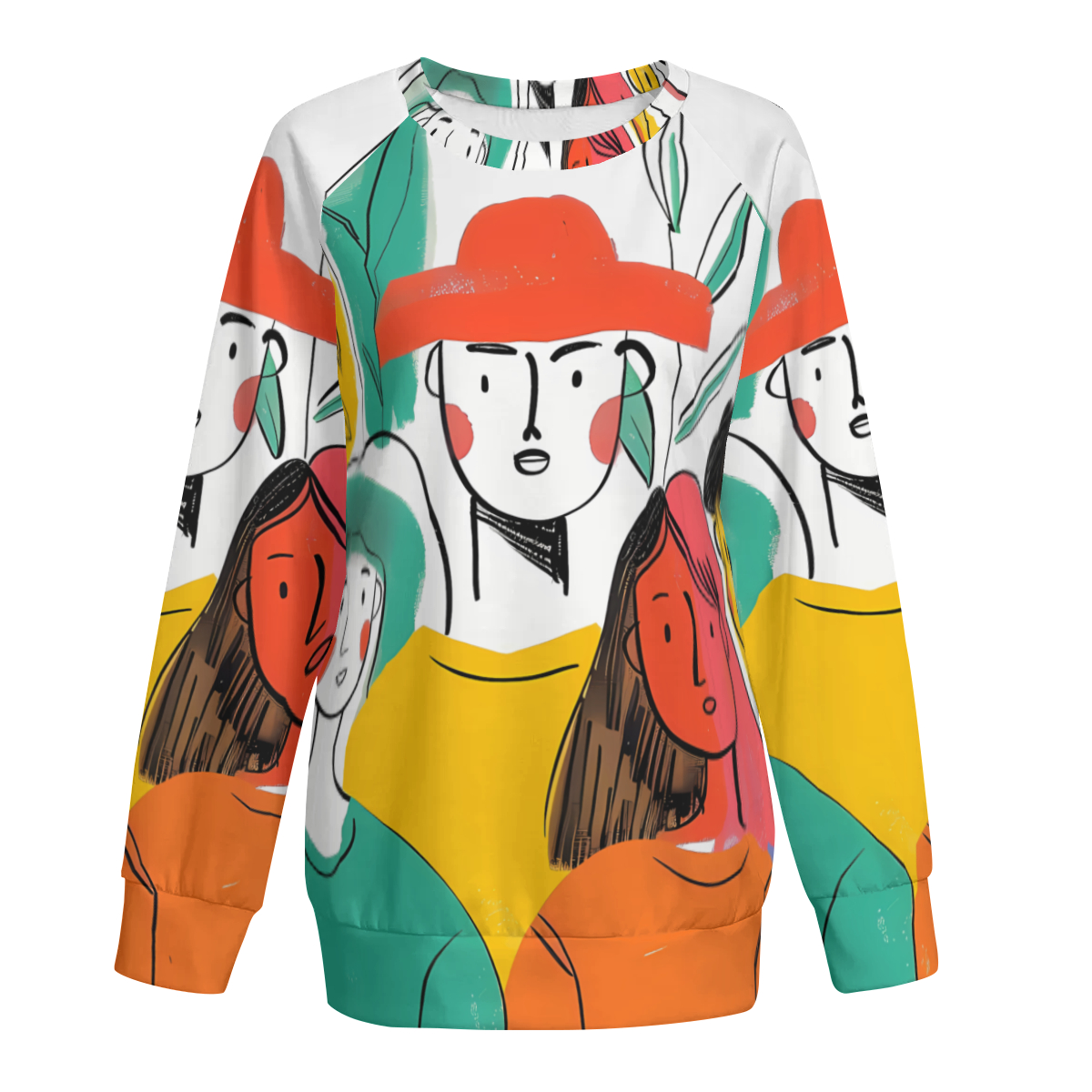 Women's Raglan Sleeve Sweatshirt