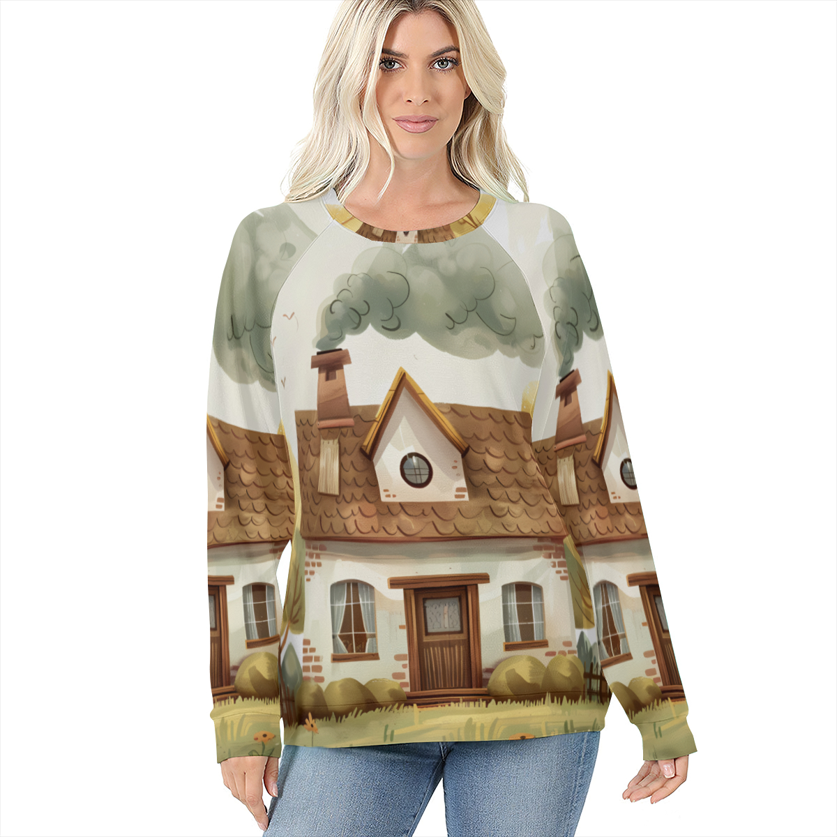 Women's Raglan Sleeve Sweatshirt