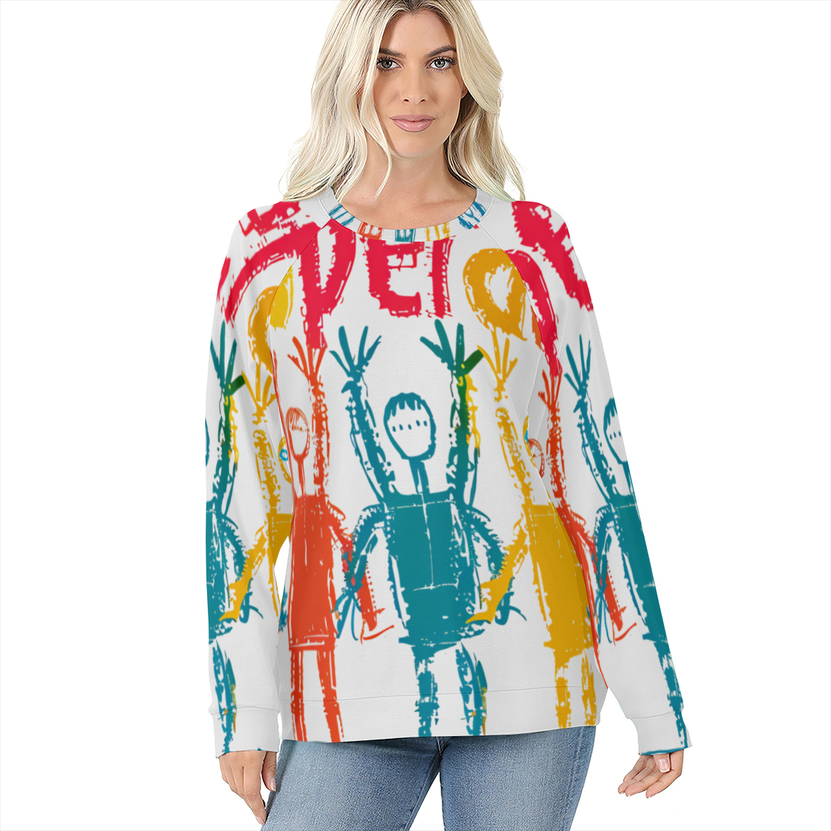 Women's Raglan Sleeve Sweatshirt