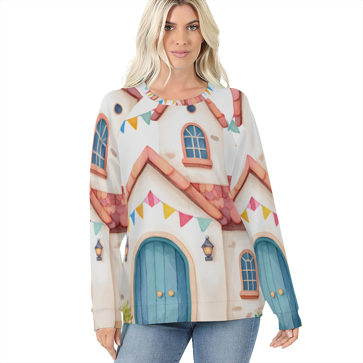 Women's Raglan Sleeve Sweatshirt